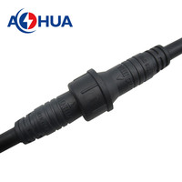 AOHUA Faisceau de câbles étanche pour projecteur personnalisé M19 Mâle Femelle Injection PVC Câbles de connexion LED étanches 2 ~ 4Pin