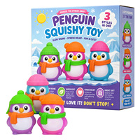 Jouet anti-stress créatif en forme de pingouin, directement de l'usine, pour adultes, soulagement de l'anxiété, avec retour progressif à la pression