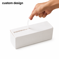 Boîte à dessert personnalisée en gros avec bande de déchirement, emballage auto-adhésif pour gâteaux, pâtisseries et cadeaux de boulangerie