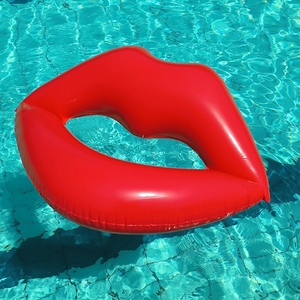 180 Venta Caliente agua inflable labio rojo fila flotante cama flotante Rosa grande adulto piscina fiesta balsa juguetes anillo de natación - Product Image 3