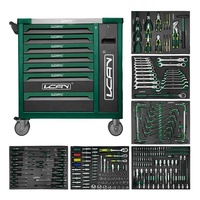 VCANTIGER Chariot d'atelier à 7 tiroirs, boîte à outils pour ensembles d'outils à main