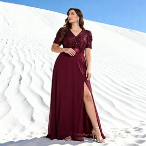 ชุดอาบายะห์ผ้าโพลีเอสเตอร์ปักเลื่อมหรูหราสำหรับสตรีมุสลิม ชุดเดรสสั่งตัดได้ สวยสง่า ขายส่งจากผู้ผลิต - Product Image 2