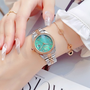 Montre Scottie A9393B avec cadran vintage en <span class=keywords><strong>nacre</strong></span> pour femme, bracelet en acier inoxydable, design classique intemporel, OEM/DIY - Product Image 5