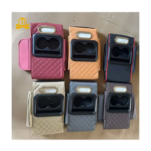 Caja de consola central para Reposabrazos de coche, portavasos con cubierta de caja de reposabrazos de almacenamiento de papel tisú - Product Image 1