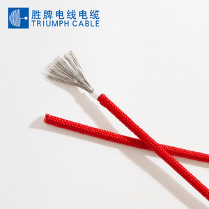 Triumph Cable 3122 Silicone Braided <b>Wire</b> 200C Single Core Insulated Round Flame Retardant ROHS Internal <b>Electrical</b> Connection - Product Image 1
