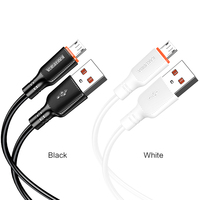 Promotion KAKUSIGA 5A Câble de connexion flexible TPE anti-emmêlement 2M à charge rapide haute intensité pour appareils mobiles intelligents Android