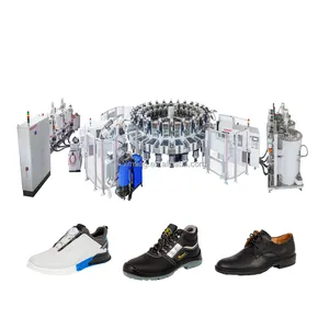 Macchine per lo stampaggio ad iniezione ad alta efficienza per la linea di assemblaggio della produzione di scarpe per la produzione di scarpe
