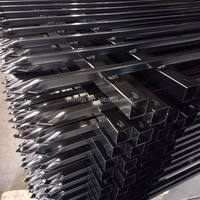 Panneau de clôture temporaire pour piscine en aluminium à plateau plat amovible pour extérieur en Australie
