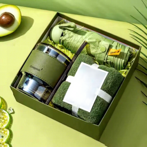 Set de Regalo FX Verde para Damas de Honor, Regalos Empresariales, Termo, Paraguas, Toalla, Set de Regalo para el Día de la Madre para Mujeres - Product Image 1