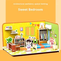 Puzzles éducatifs 3D faits à la main par le fabricant pour l'éducation précoce des enfants Jouets d'insertion d'assemblage interactifs parent-enfant