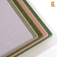 Geluidsabsorberende, milieuvriendelijke polyester akoestische panelen NRC 0.98 PET akoestische wandpanelen voor commerciële akoestische ruimtes