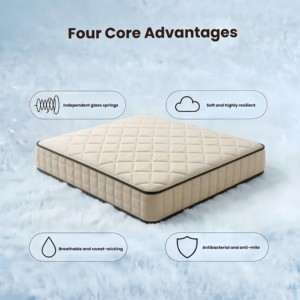 Colchón de Muelles Ensacados Individuales de Lujo con Diseño Euro Top para Dormitorio Principal, Precio Directo de Fábrica - Product Image 4