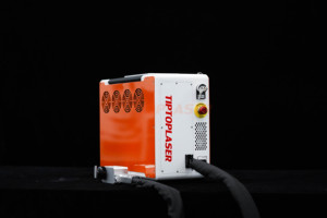 Xách tay Max Tiptop sợi Laser máy làm sạch rỉ sét và sơn loại bỏ xung gỗ sơn nhỏ Ba lô kim loại bụi và dầu - Product Image 2