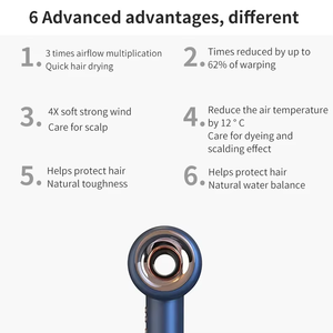 Sèche-<span class=keywords><strong>cheveux</strong></span> ionique professionnel haute vitesse 2025, <span class=keywords><strong>brosse</strong></span> coiffante rapide avec souffleur 110 000 tr/min, styler chaud domestique - Product Image 4