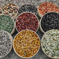 Prix d'usine – Revêtement de chaussée en gravier liant résine, surface en pierre époxy perméable avec pavés de pierre naturelle