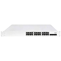Cisco Switch Catalyst Meraki MS150-24MP-4X 24-Port MGig PoE++ Layer 2 Switch PoE++ 60W 192Gbps 4x 10G SFP+ Uplinks Cloud-Managed