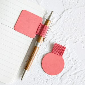 2Pcs Custom <b>Fancy</b> Hanging Pen Loop <b>Notebook</b> with Adhesive Elastic Various Designs for Christmas Occasions - Product Image 2