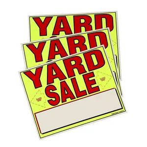 Nicro Bright Colors Sale Sticker Price Stickers Advertising Blank Yard Sale Sign Flea Market Pricing Stickers For Garage Yard Sa