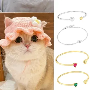 2025 New Tây Ban Nha touces gấu gốc bạc-mạ Vàng Vòng đeo tay <span class=keywords><strong>Ruby</strong></span>-dát thời trang Bangles Ladies quà tặng trang sức cho phụ nữ - Product Image 1