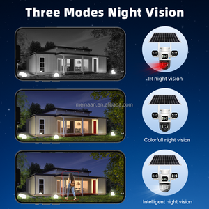OEM Eseecloud 4G Netzwerk Solar panel Drahtlose PTZ-Kamera mit geringem Strom verbrauch <span class=keywords><strong>3</strong></span> Objektive CCTV-Sicherheit im Freien 4G Sim-Karte Solar kamera - Product Image 5