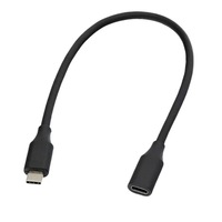 Kabel USB 3.1 Gen 2 4K 60Hz 100W USB 3.1 USB3.2 Gen2x2 20Gbps Tipe C 5A Pengisian Cepat USB C Male ke Female Video PD