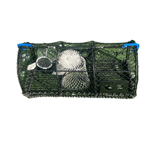 Nasse de pêche flexible en filet pour l'aquaculture, idéale pour l'élevage de crabes en étang, lac et usage commercial - Product Image 1