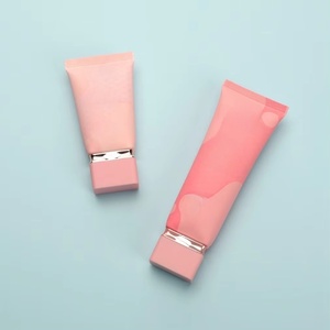 High Quality 30ml Pink Soft <b>Plastic</b> PE Squeeze Cosmetic <b>Tube</b> for Facial Cleanser Hand Cream Body Lotion Skin Care Packaging - Product Image 5