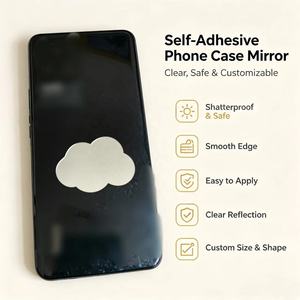 Autocollants miroir en acrylique personnalisés, légers, incassables, mini, mignons, auto-adhésifs, pour coques de téléphone, décoration DIY, vente en gros - Product Image 2