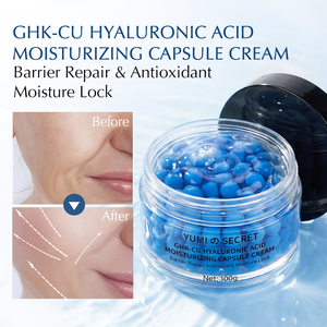 Crème pour le visage au peptide <span class=keywords><strong>de</strong></span> cuivre GHK Cu, marque privée OEM, anti-âge, raffermissante, hydratante pour peaux matures, 100 ml - Product Image 1
