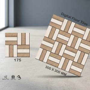 Carreaux de sol en céramique antidérapants Vistaar pour imprimante jet d'encre 30x30 12x12 40x40 Brillants Rectifiés 300x300mm Rustiques Numériques Émaillés - Product Image 4