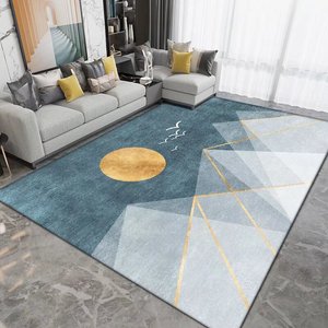 Elegante grande porte europeu estilo sala tapetes venda quente e personalizável para anti-derrapante e fácil manutenção