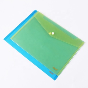PP кнопка для документов конверт папка для файлов сумка A4 пластиковая карманная папка для файлов с красочным принтером - Product Image 2