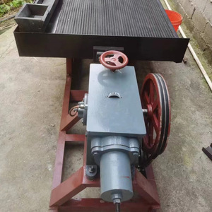 Separador por Gravedad, Mesa Vibratoria Pequeña para Procesamiento de Minerales con Motor y Marco Rojo - Product Image 5