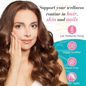 Gomitas para Cabello, Piel y Uñas de Marca Privada con Biotina, Vitamina B7, Colágeno Vegano de Frambuesa, Favorecen una Piel Saludable - Product Image 6