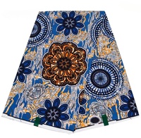 Kain Wax Grand dengan Glitter, Wax Asli Baru Motif Afrika, Grosir Kain Ankara Lembut dan Nyaman, Kain Brokat Gild