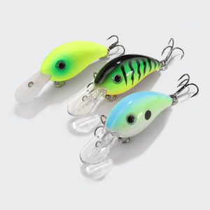 Señuelo de Pesca Artificial de 40 mm y 6 g, Acción Flotante, Crankbait Pintado, Material ABS, para Trucha y Lubina - Product Image 1