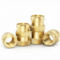 Inserts filetés à sertir à chaud en laiton M1 M2 M3 M4 M5 M6 M8 à motif chevron, fixations pour impression 3D et plastiques