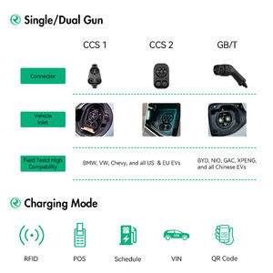 สถานีชาร์จรถยนต์ไฟฟ้า CCS2+GB/T Connector รุ่นใหม่ รองรับ OCPP 1.6j พร้อมเอาต์พุต AC/DC แรงดันไฟฟ้าขาเข้า 380V กำลังไฟ >100kW - Product Image 3