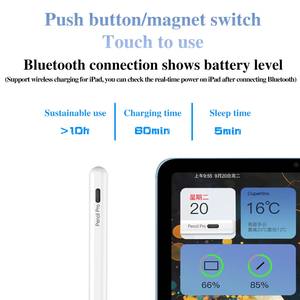Nouveau <span class=keywords><strong>Stylet</strong></span> Capacité Épaissi à Haute Sensibilité <span class=keywords><strong>avec</strong></span> Détection d'Inclinaison et de Pression, Recharge Magnétique sans Fil pour <span class=keywords><strong>iPad</strong></span> - Product Image 5