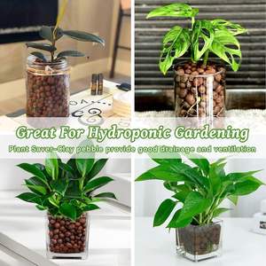 Guijarros de arcilla expandida orgánica de 16 libras, 4mm-16mm, bolas de Leca naturales, guijarros hidropónicos ligeros y agregados de guijarros - Product Image 5