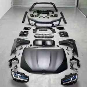 Para <span class=keywords><strong>BMW</strong></span> 5 Series F10 F18 <span class=keywords><strong>525</strong></span> Surround G30 G38 Kit Actualización de parachoques delantero y trasero para modelos antiguos y nuevos M5 Modificación de nuevo modelo - Product Image 1