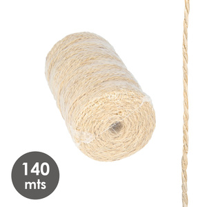 Corda di Sisal N. Filo a 2 capi 3/4 (700 gr.) Bobina da 140 m. - Product Image 4