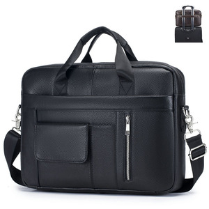 Túi đựng máy tính xách tay bằng da thật dành cho nam giới Túi mềm dành cho văn phòng kinh doanh Túi đựng máy tính Messenger sang trọng dành cho doanh nhân - Product Image 6