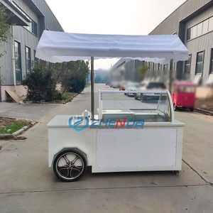 Small Electric Stainless Steel <b>Concession</b> Food <b>Trailer</b> Dessert Food Cart with Mobile Snack Food Truck and Hot Dog - Product Image 3