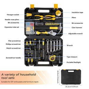 Podofo 88PCS Multifunctional Complete Tool Kit Auto Car Repair Tool Set with Hammer Pliers Screwdriver Wrench Socket Mechanical - Product Image 6