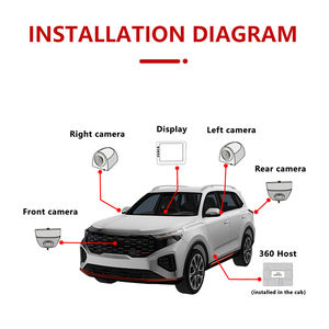 Webaer-Sistema de aparcamiento para coche, dispositivo con vista redonda, 3D, 360 grados, Oem, Prado para <span class=keywords><strong>Toyota</strong></span> Camry Rav4 Lc - Product Image 2