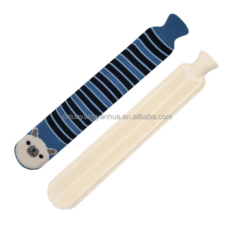 Blue striped small knitted sleeve Set