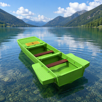 Bateau modulaire portable 3 à 4 personnes, chambres flottantes en PE épaissies et renforcées, écologiques et recyclables, spacieux pour les secours en cas d'inondation