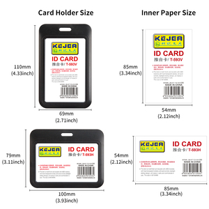 Logo Trượt ID Huy Hiệu Chủ Cứng Nhựa Làm Việc Huy Hiệu Tay Áo Cho Văn Phòng, Trường Học, Nhà Máy, ID Thẻ Tín Dụng, Gần Thẻ Chìa Khóa - Product Image 5