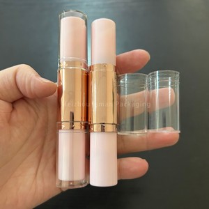 <span class=keywords><strong>ISMAN</strong></span> Rose Gold Blue Dual 2 en 1 Stick Correcteur et Contour, Emballage Vide Double Face pour Gloss et Rouge à Lèvres, Tube 4ml 10ml - Product Image 4